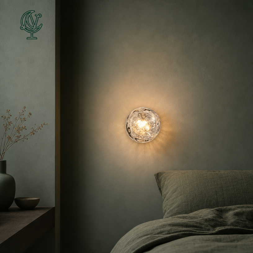 Galaxy Glass Wall Light (14/ 18cm)