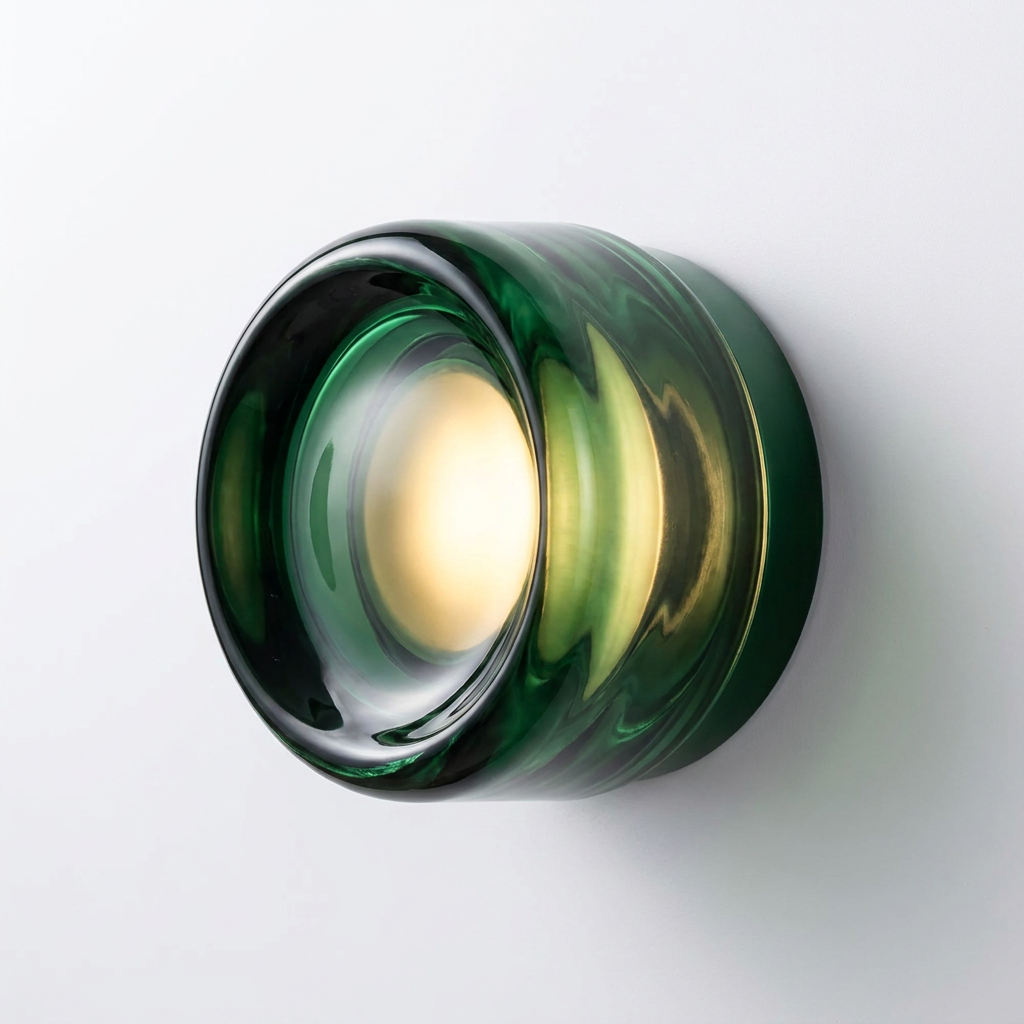 Nordic Dimpled Glass Wall Light