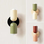 Macaron colour wall light by lunavera — colour-block metal shades