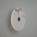 Round marble wall light by lunavera — 20, 25 and 30 cm sizes