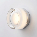 Nordic dimpled glass wall light by lunavera — designer bedside and hallway wall lighting
